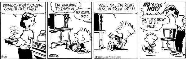 Calvin and Hobbes comic