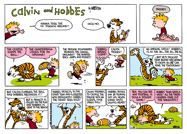 Calvin and Hobbes comic