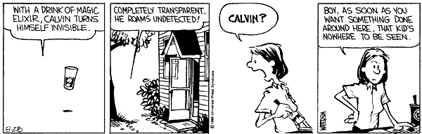 Calvin and Hobbes comic