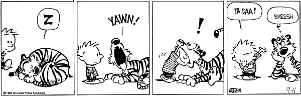 Calvin and Hobbes comic