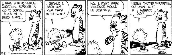 Calvin and Hobbes comic