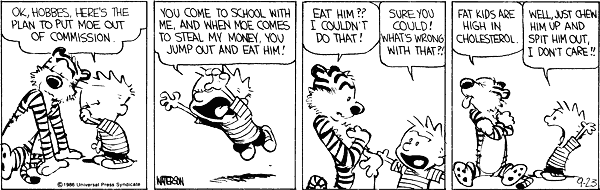 Calvin and Hobbes comic