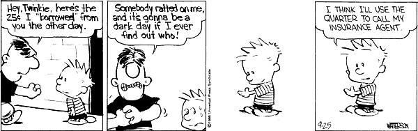 Calvin and Hobbes comic